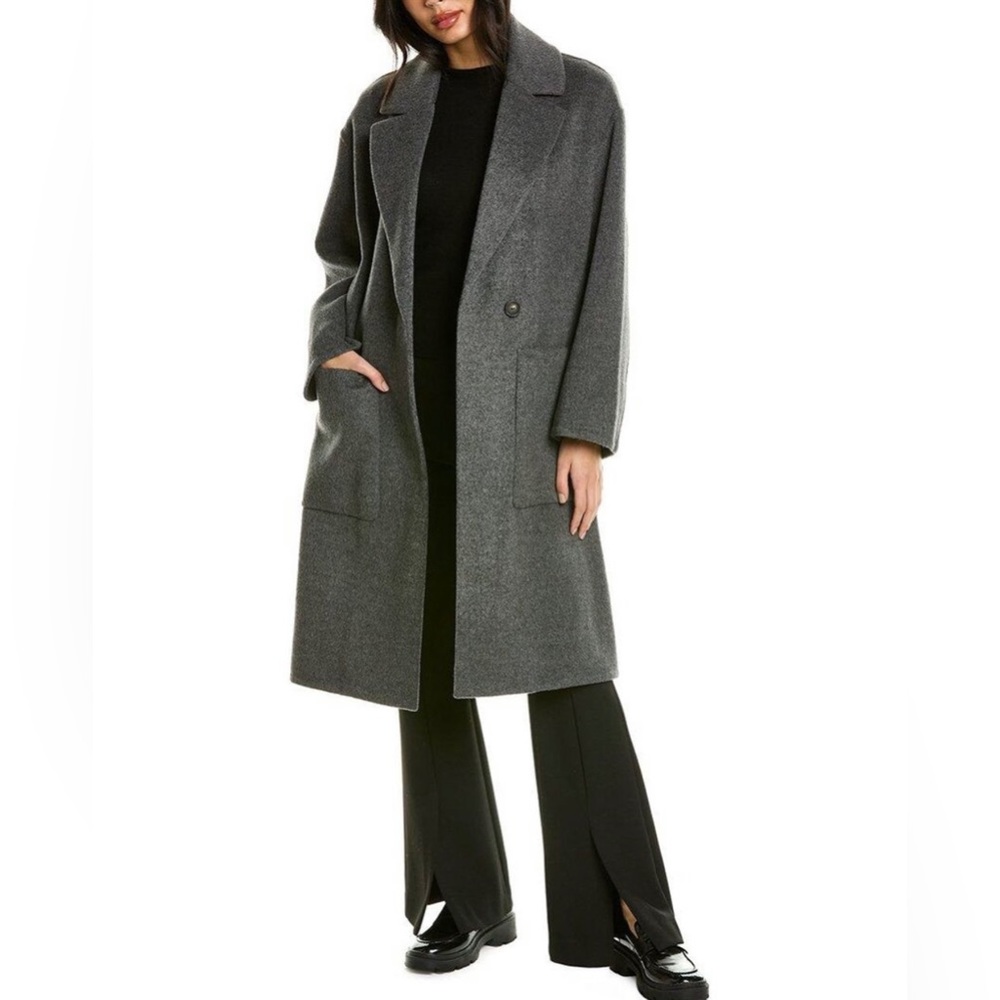Vince Wool-blend Car Coat Size L